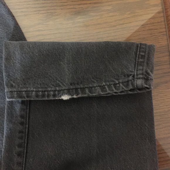 Levi's Two Horse Brand Jeans Black 38 X 31 USA - Picture 7 of 10